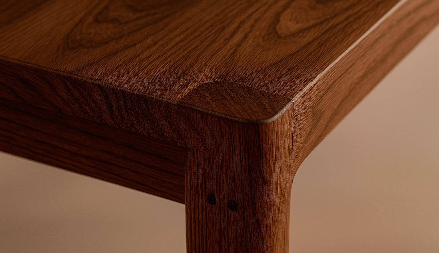 Торец столешницы с breadboard ends для стабильности